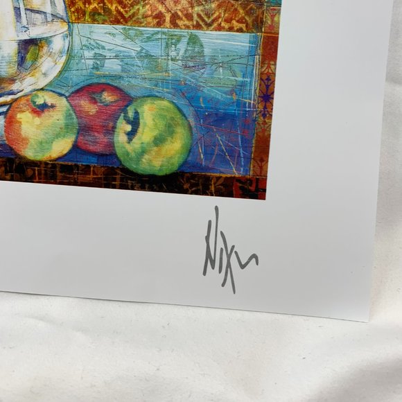 Peter Nixon Lithograph Floral Arrangement in Vase - Picture 2 of 10